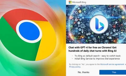 Lôi kéo chuyển sang trình duyệt Edge bất thành, Microsoft "bẫy" người dùng Chrome đặt Bing làm công cụ tìm kiếm mặc định