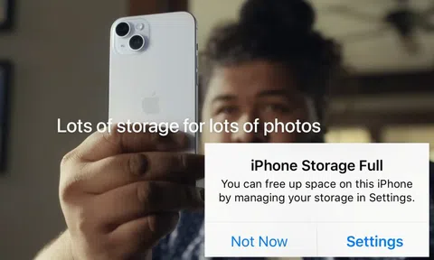 Tung quảng cáo "bộ nhớ 128GB là rất nhiều", Apple bị người dùng Android cười nhạo