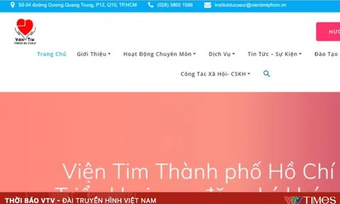 Viện Tim TP Hồ Chí Minh bị tấn công trang web lấy số khám bệnh