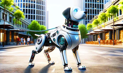 Chó AI dẫn đường hỗ trợ 17 triệu người khiếm thị ở Trung Quốc