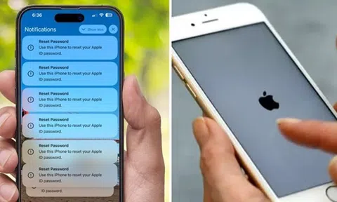 Người dùng iPhone có thể mất tài khoản khi nhận thông báo đặt lại mật khẩu Apple ID