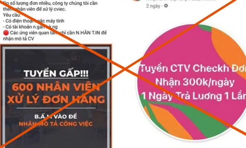 Thực hư chiêu trò tuyển CTV online "việc nhẹ lương cao": Cảnh giác trước nguy cơ mất trắng hàng chục triệu đồng