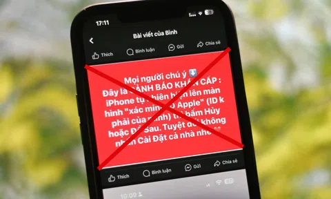 Bấm 'Xác minh Apple ID' không khiến iPhone bị hack