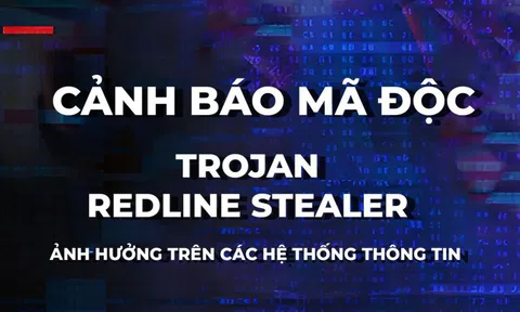 Cảnh báo mã độc trojan Redline Stealer ảnh hưởng trên các hệ thống thông tin
