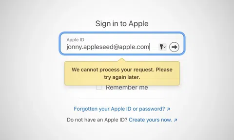 Nhiều người bị khóa Apple ID không rõ lý do