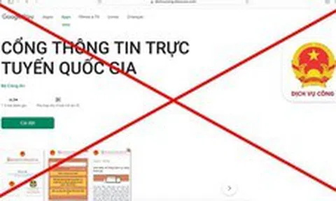 Công bố danh sách 20 trang web giả mạo cổng dịch vụ công quốc gia, ngân hàng