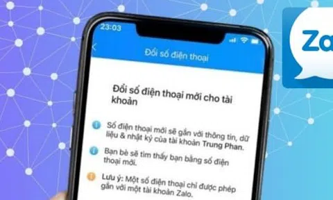 Cách đổi số điện thoại Zalo trên điện thoại để không bị gián đoạn