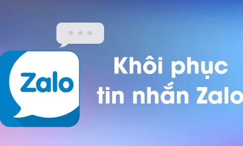 Cách khôi phục tin nhắn Zalo đã xóa