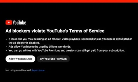 YouTube quyết tâm 'trấn áp', trình chặn quảng cáo sắp hết thời?