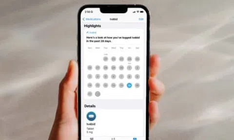 Cách đặt lời nhắc uống thuốc trên iPhone