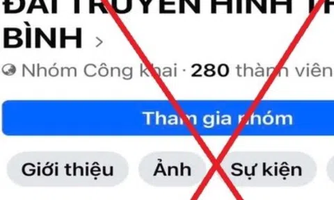 Xử lý người lập nhóm Facebook giả mạo Đài Phát thanh và Truyền hình Thái Bình