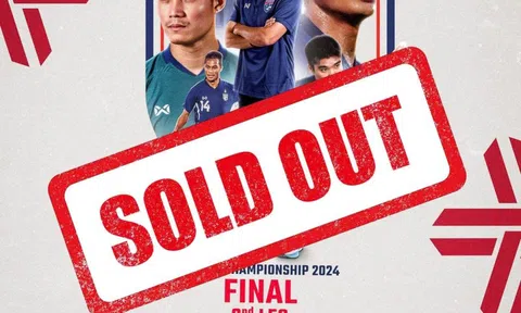 47.000 vé chung kết lượt về Thái Lan - Việt Nam hết sạch sau 2 tiếng mở bán online: Vé lượt đi tại sân nhà Việt Nam bán hết trong bao nhiêu tiếng?