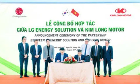 Kim Long Motor Huế hợp tác LG Energy Solution sản xuất pin ô tô
