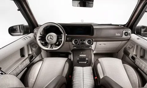 Mercedes-AMG G63 phủ 1kg bụi kim cương lên lớp sơn, nội thất da cá sấu Himalaya