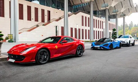 Dàn siêu xe trăm tỷ trong đám cưới của con gái doanh nhân ngành ô tô