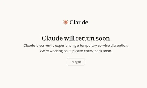 AI Claude "sập" diện rộng, ảnh hưởng hàng trăm triệu người dùng