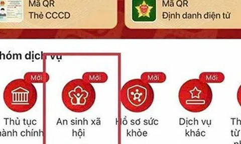 Cách tích hợp tài khoản hưởng an sinh xã hội trên VNeID
