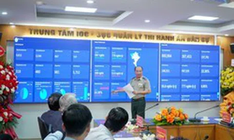 Khánh thành Trung tâm giám sát, điều hành thông minh Cục Quản lý Thi hành án dân sự, biến dữ liệu thành năng lực điều hành