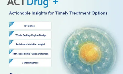 ACT Genomics nâng cấp xét nghiệm hệ gen được công nhận lâm sàng lên bảng 101 gene với thời gian trả kết quả 7 ngày