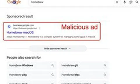 Hacker đang nhắm vào các máy Mac, và lần này qua chính quảng cáo của Google