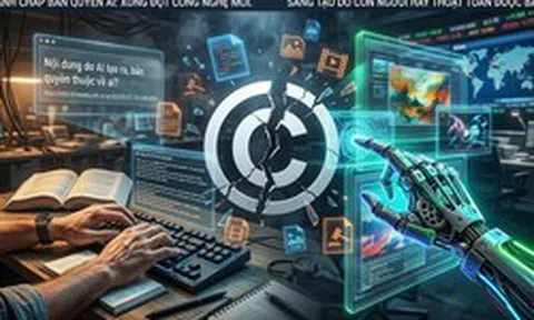 Người dùng hay AI là “tác giả”? Cuộc chiến bản quyền thời đại trí tuệ nhân tạo bắt đầu nóng lên