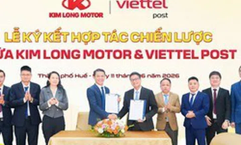 KIM LONG MOTOR và VIETTEL POST hợp tác phát triển hệ sinh thái vận tải xanh, thông minh