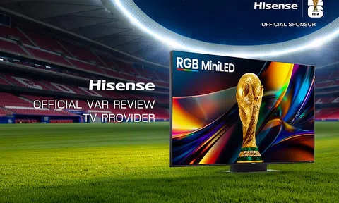 Hisense RGB MiniLED hỗ trợ hoạt động VAR tại FIFA World Cup 2026™ ở Trung tâm Phát thanh Truyền hình Quốc tế