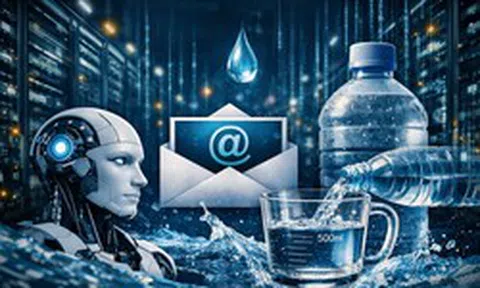 Một email nhờ AI viết hộ 'ngốn' nửa lít nước: Cơn khát tài nguyên của công nghệ