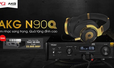 Tai nghe hi-end AKG N90Q cực ưu đãi, giảm 35%, tặng thêm headamp trị giá 23 triệu, TEAC UD-503