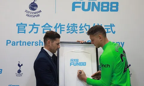 CLB BÓNG ĐÁ TOTTENHAM HOTSPUR TIẾP TỤC TRỞ THÀNH ĐỐI TÁC CHÍNH THỨC CỦA FUN88 TẠI CHÂU Á