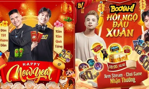 BOOYAH! BÙNG NỔ CHUỖI SỰ KIỆN TẾT ĐẦU NĂM, DÂN TÌNH NÔ NỨC NHẬN LÌ XÌ “ONLINE”