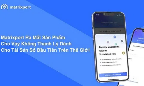 Matrixport ra mắt sản phẩm cho vay không thanh lý  dành cho tài sản số đầu tiên trên thế giới