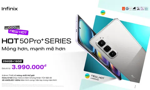 Infinix HOT 50 Pro+Series: Điện thoại màn cong mỏng nhất thế giới, bền bỉ 5 năm chỉ dưới 5 triệu đồng