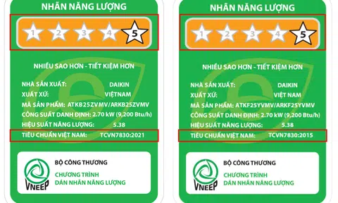 Hiểu hơn về tiêu chuẩn điều hòa: Sự khác biệt về nhãn năng lượng “5 sao”