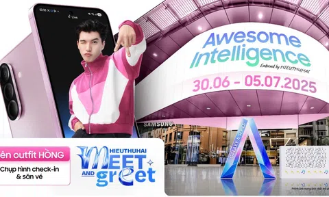 Galaxy A56 5G khoác sắc Hồng mới, HIEUTHUHAI đồng hành khuấy động mùa hè rực rỡ