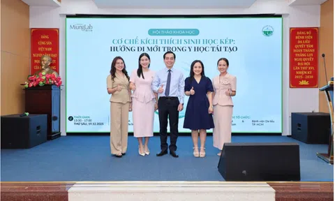 MIUNG LAB VÀ CỘT MỐC ĐỘT PHÁ: ĐỒNG HÀNH CÙNG HỘI THẢO KHOA HỌC “CƠ CHẾ KÍCH THÍCH SINH HỌC KÉP  XU HƯỚNG MỚI TRONG Y HỌC TÁI TẠO”