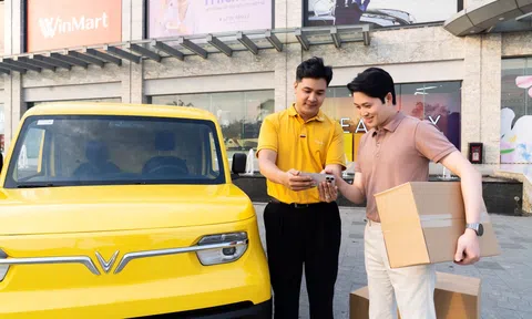 Xe điện chở hàng VinFast EC Van: Gọn trong phố, rộng khoang hàng, nhẹ khoản nuôi xe